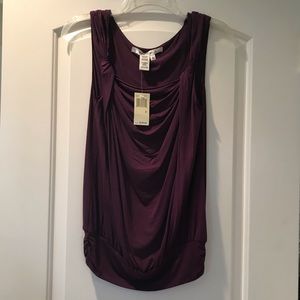 Max Studio plum blouse